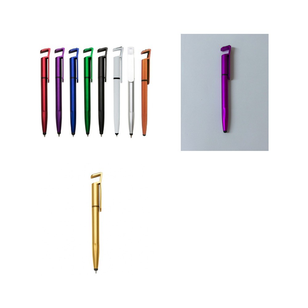 Caneta touch 708 com suporte e limpador de tela